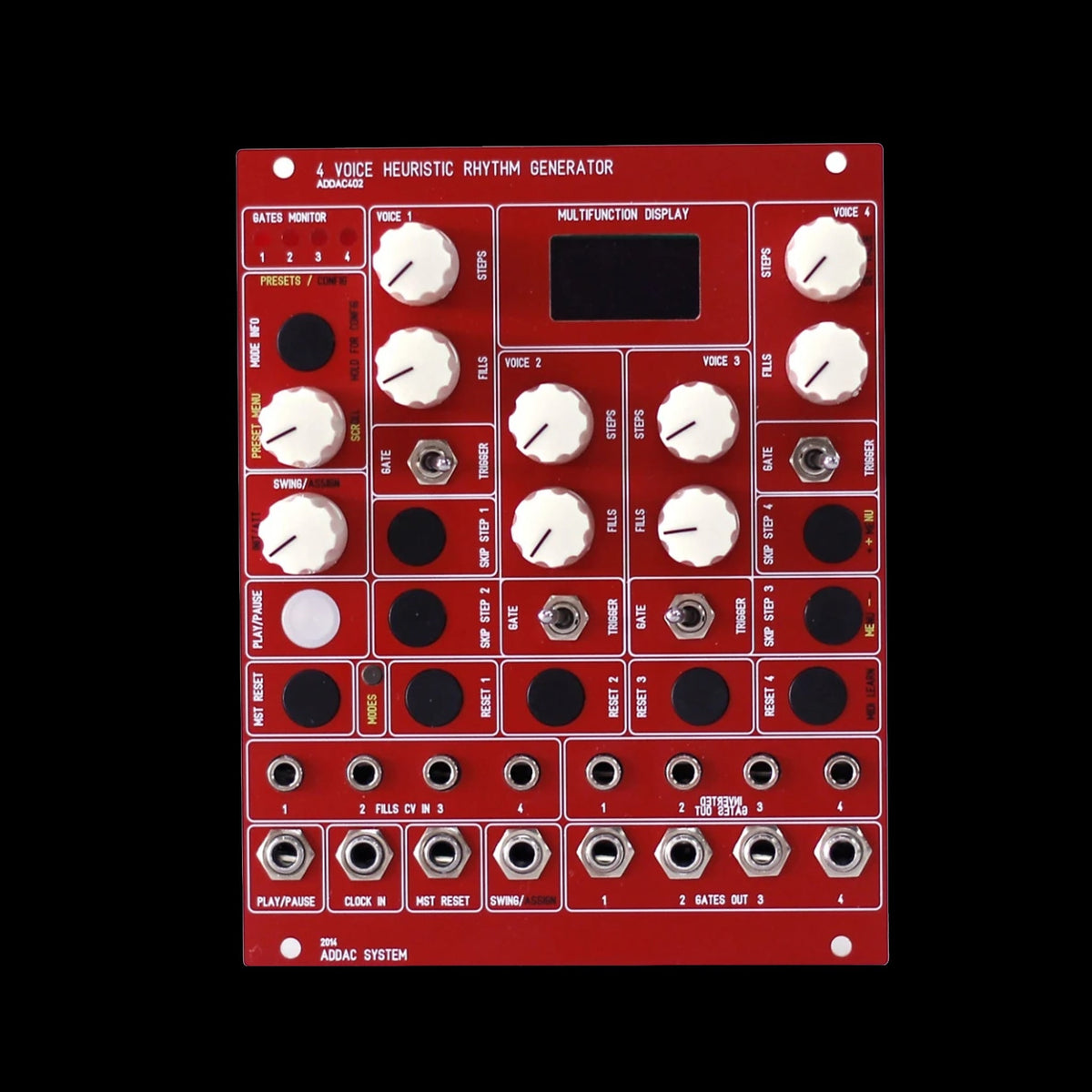 ADDAC System - ADDAC402 Heuristic Rhythm Generator