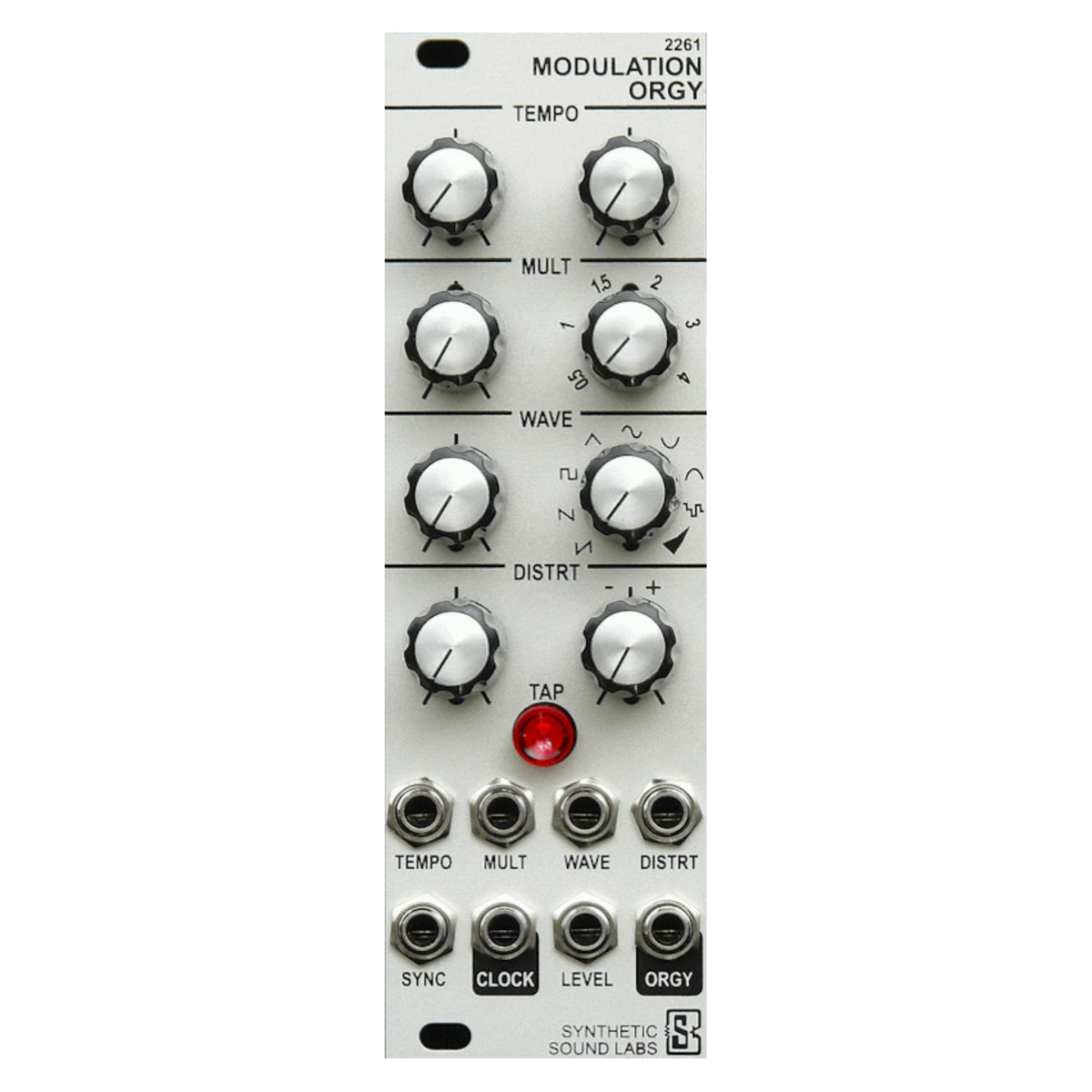 Synthetic Sound Labs - Modulation Orgy LFO – Model 2261 Silver