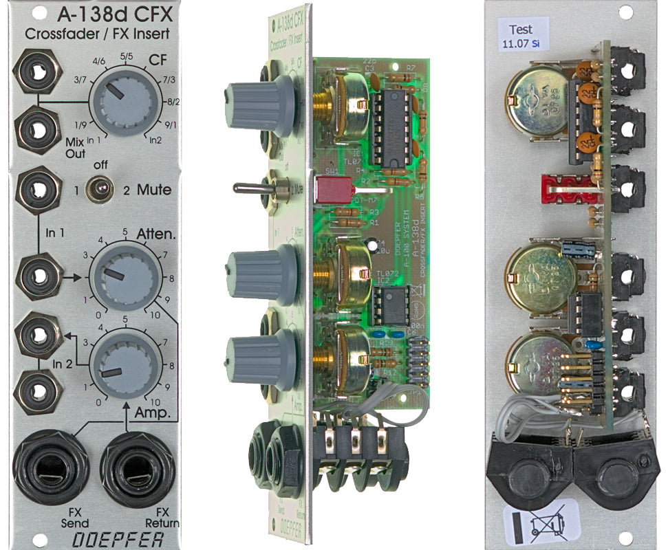 Doepfer - A-138D: Crossfader / Effect Insert Module