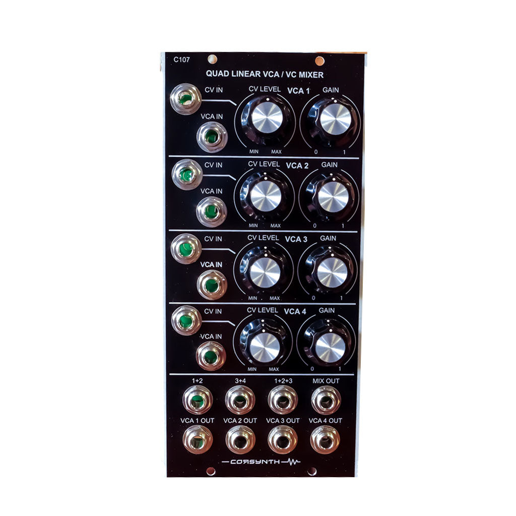 Corsynth - C107: Quad Linear VCA / VC Mixer
