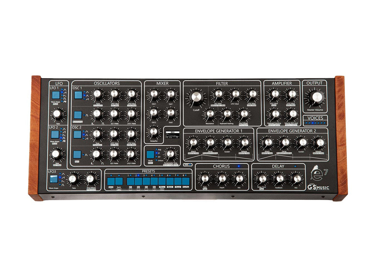 GS - e7 [Black / Blue]