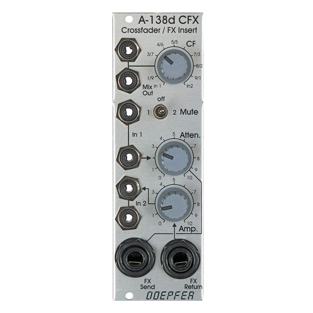 Doepfer - A-138D: Crossfader / Effect Insert Module