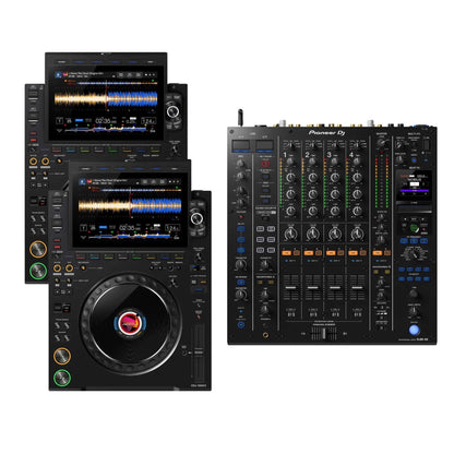 AlphaTheta CDJ-3000X & Pioneer DJ DJM-A9 Package Deal