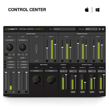 Lewitt Connect 6 USB-C Audio Interface