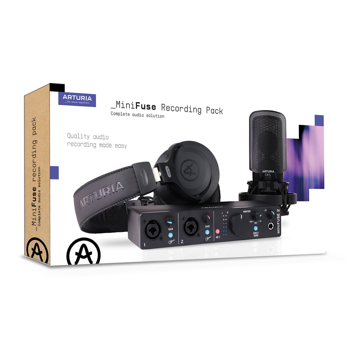 Arturia Studio Bundle: MiniFuse Recording Pack + MiniLab 3