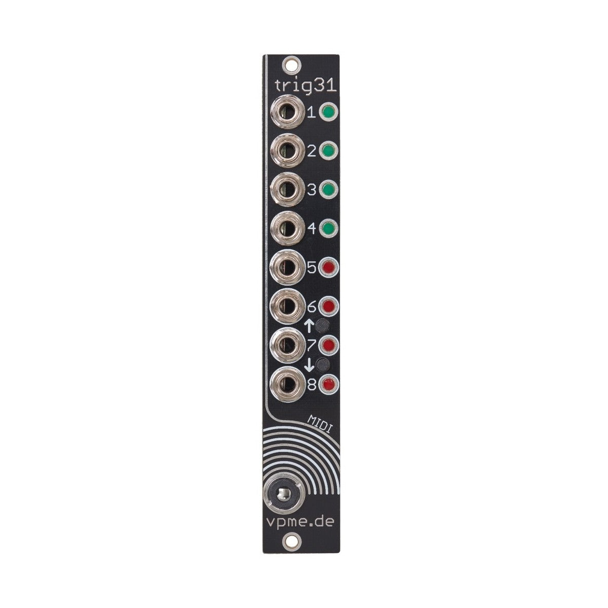VPME.DE Trig31 Trigger / Gate to Midi Convertor Eurorack Module